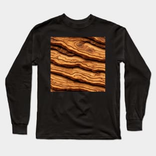 Wood pattern, a perfect gift for any woodworker or nature lover! #20 Long Sleeve T-Shirt